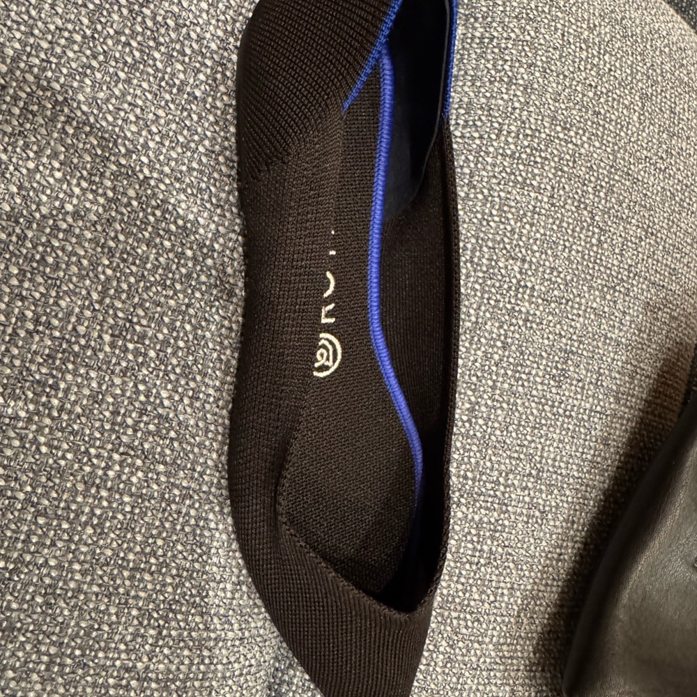 Rothy's Black and Blue Flats